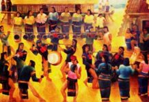 Những nhịp chiêng nghiêng mùa Xuân