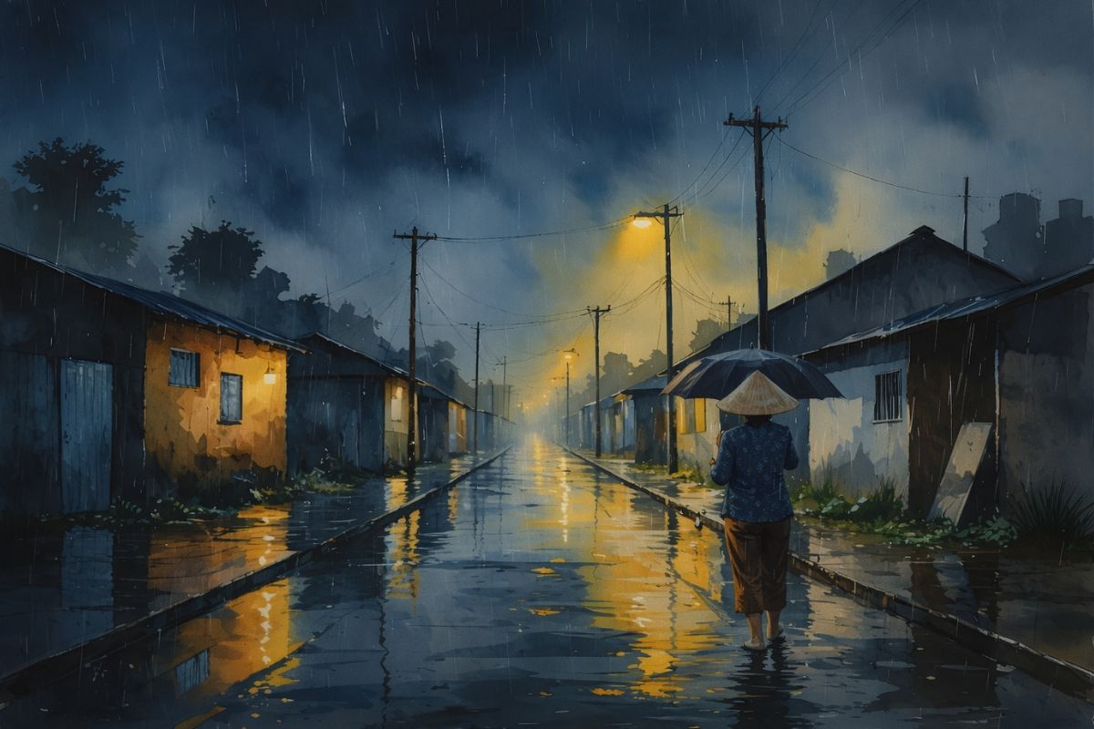Mưa tuổi thơ