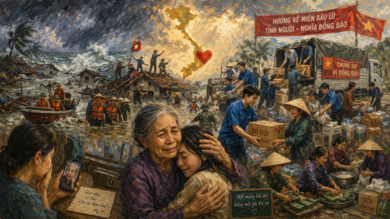 Tình người trong bão