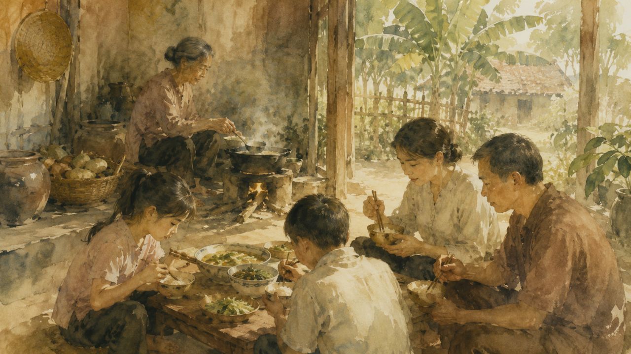 Ký ức căn bếp của ngoại