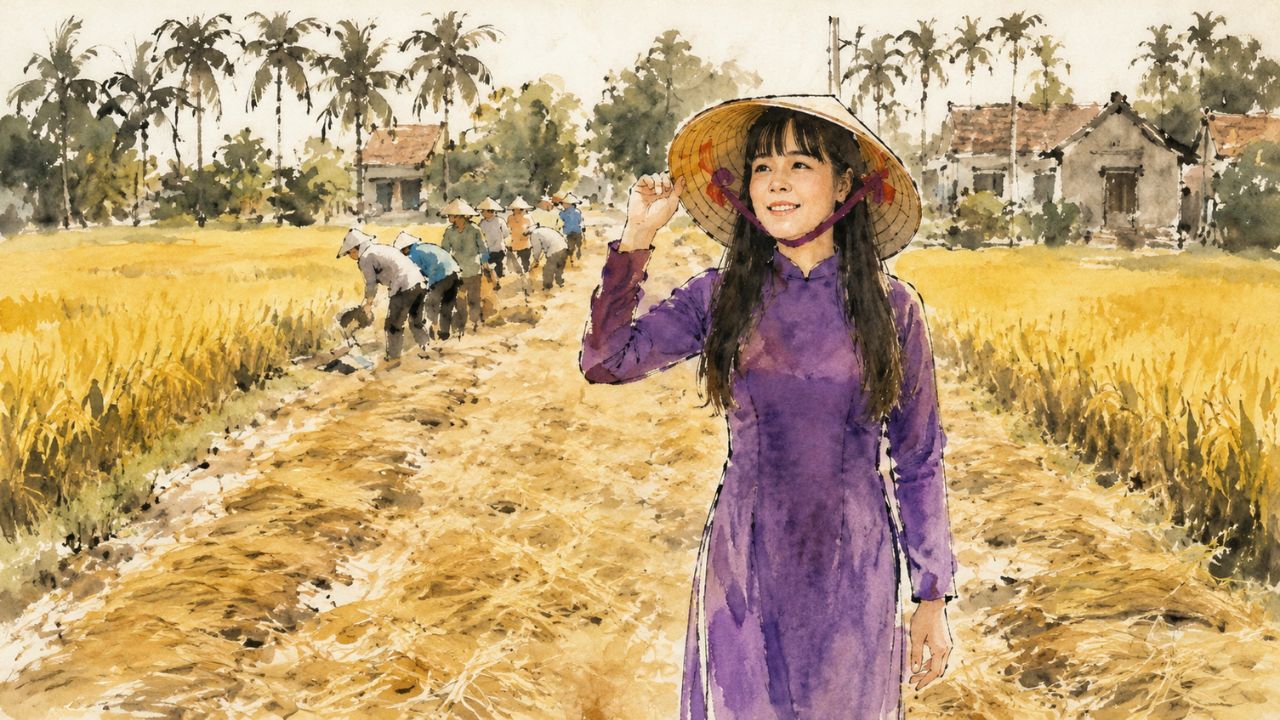 Đường rơm mùa gặt