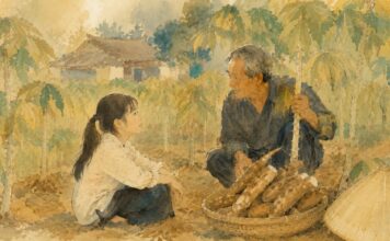 Hom sắn cha trồng