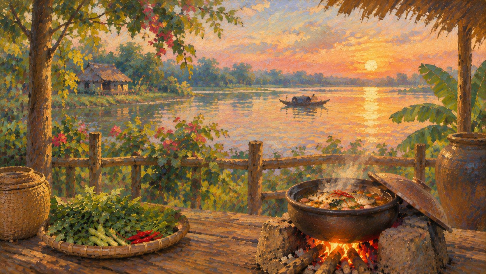 Nồi cá đồng của mạ